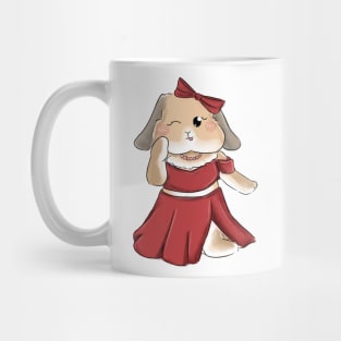 Red Rabbit Sexy Outfit _ Bunniesmee Mug